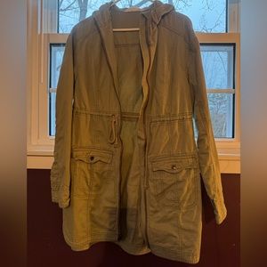 Hollister green army jacket